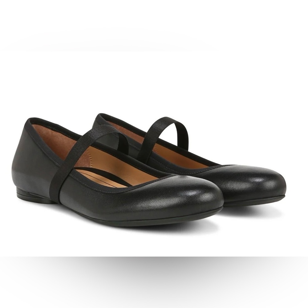 Size 8 ballet Mary Jane Vionic women’s shoes black new